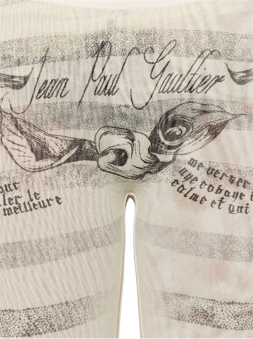 Mesh trouser printed Tattoo marinière JEAN PAUL GAULTIER | 25/34-F-PA191T586030030